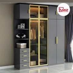 Tủ đựng quần áo AMIZ NỘI THẤT & TRANG TRÍ phong cách tối giản Amiz-005