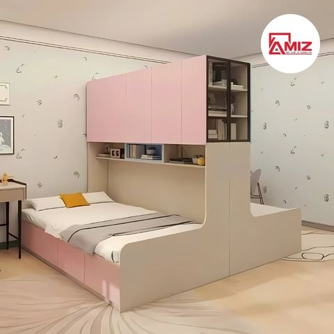 Giường Ngủ cao cấp AMIZ NỘI THẤT & TRANG TRÍ Ngăn Phòng Gn-T99