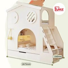 Giường tầng trẻ em phong cách dễ thương AMIZ NỘI THẤT & TRANG TRÍ - GT015