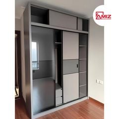 Tủ quần áo AMIZ NỘI THẤT & TRANG TRÍ cánh lùa hiện đại Dta01