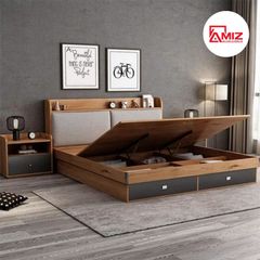 Giường ngủ nhỏ gọn phong cách Bắc Âu AMIZ NỘI THẤT & TRANG TRÍ, AMIZ- 016