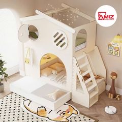 Giường tầng trẻ em phong cách dễ thương AMIZ NỘI THẤT & TRANG TRÍ - GT015