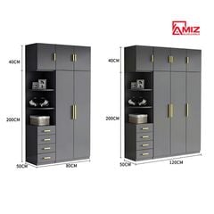 Tủ đựng quần áo AMIZ NỘI THẤT & TRANG TRÍ phong cách tối giản Amiz-005