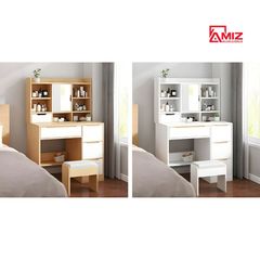 Bàn Phấn Tiện Dụng Bằng Gỗ Công Nghiệp AMIZ NỘI THẤT & TRANG TRÍ AMIZ-028