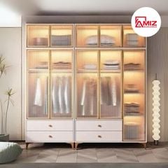 Tủ Quần Áo cao cấp AMIZ NỘI THẤT & TRANG TRÍ Nhôm Kính Hiện Đại Tqa-087