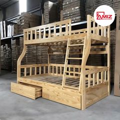 Giường 2 Tầng AMIZ NỘI THẤT & TRANG TRÍ Kèm 2 Hộc Kéo Cao Cấp Angel