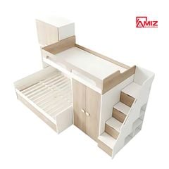 Giường tầng cao cấp AMIZ NỘI THẤT & TRANG TRÍ Đa Chức năng - Gt589