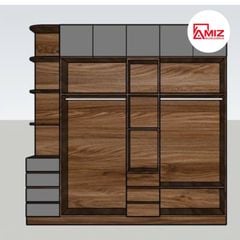 Tủ Quần Áo Cao Cấp AMIZ NỘI THẤT & TRANG TRÍ DTA10 - Hiện Đại Cao Cấp