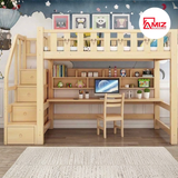 Giường 2 Tầng Kết Hợp Bàn Học AMIZGT258