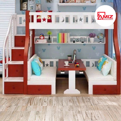 Giường 2 Tầng Kết Hợp Bàn Trà AMIZGT559