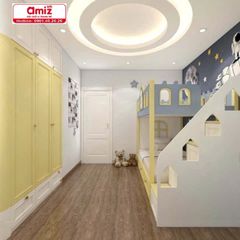 Combo Phòng Ngủ Cho Bé Trai  Tích Hợp Giường Tầng – BT50