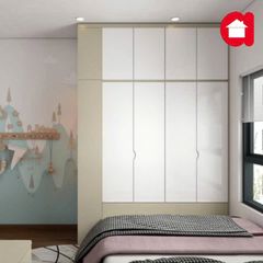 Thiết kế nội thất phòng ngủ bé gái hiện đại Amiz- BG002