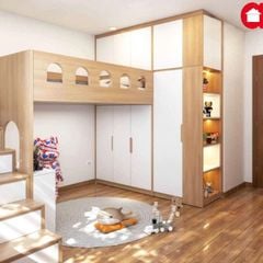 Combo phòng ngủ bé trai  Hideaway Loft Bed
