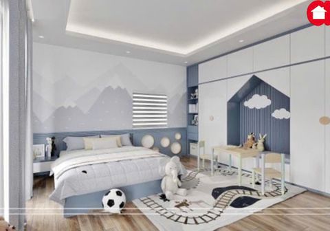 Thiết Kế Phòng Ngủ Cho Con Trai BT51