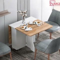 Bàn Ăn Thông Minh Xếp Gọn Có Bánh Xe BAX-24