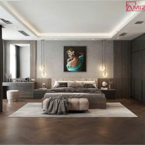 Combo nội thất phòng ngủ hiện đại Amiz - CB004
