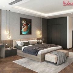 Combo nội thất phòng ngủ hiện đại Amiz - CB004