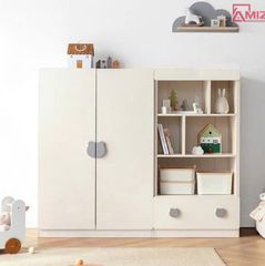 Combo 2 tủ quần áo đa năng thiết kế hiện đại cho bé -TQA 515