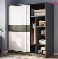 Tủ Áo 2 Cánh Cửa Lùa AMIZ - 001