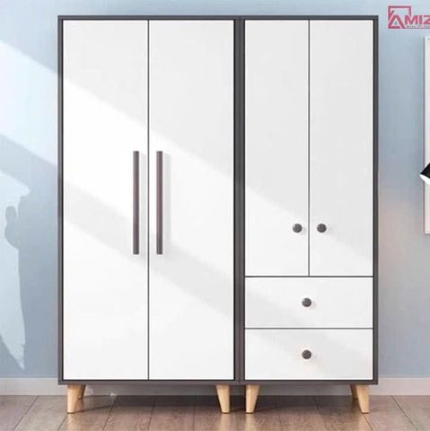 Tủ Áo Gỗ Công Nghiệp Hiện Đại AMIZ - 006