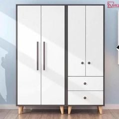 Tủ Áo Gỗ Công Nghiệp Hiện Đại AMIZ - 006