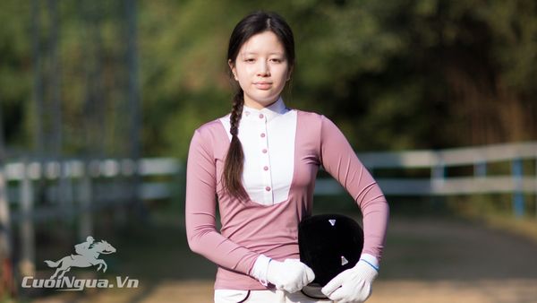 Áo polo cưỡi ngựa nữ