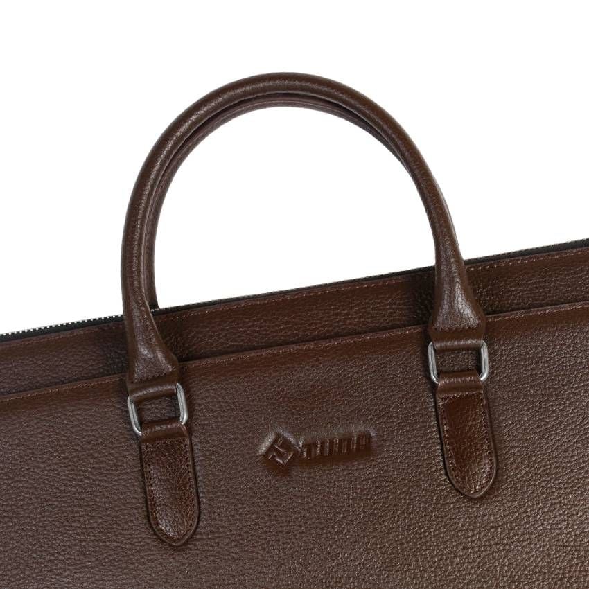  Cặp Da Bò Hạt Italy Handmade Công Sở & Doanh Nhân Phong Cách Sang Trọng TUDA SBM423 