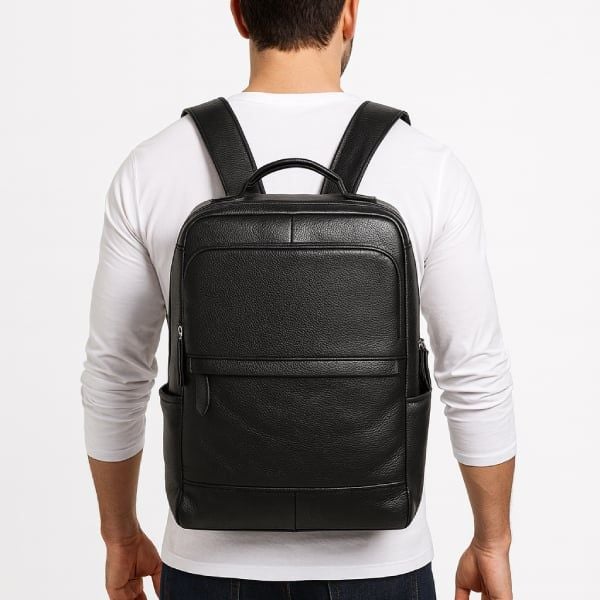  Balo Da Bò Thật RETRO chứa laptop Đa Chức Năng BPL169 