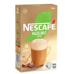 Nescafe Hazelnut Latte - Cafe Pha Sẵn Hộp 10 Gói
