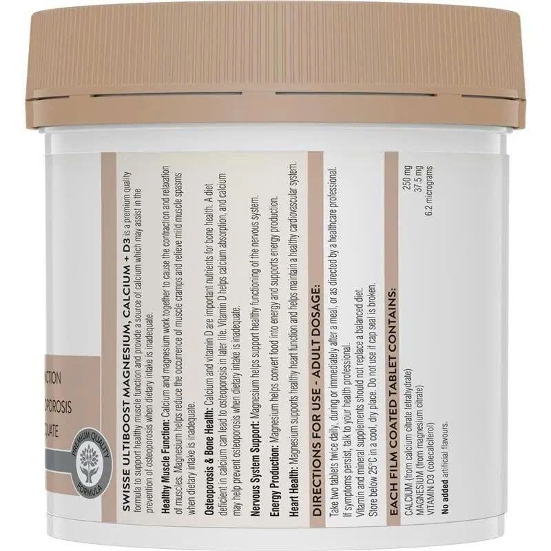 Viên Uống Bổ Sung Swisse Magie Canxi + Vitamin D Lọ 200 Viên