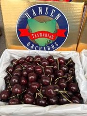 Cherry Úc Hansen Orchards Tasmania Size 32-34 Hộp 2kg