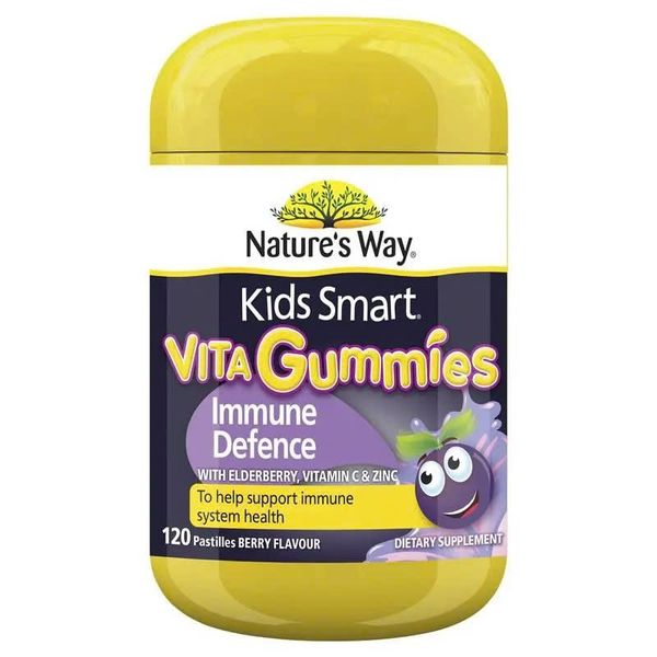 Kẹo dẻo Nature's Way Kids Smart Vita Gummies Immune Defence Tăng Cường Miễn Dịch Lọ 120 Viên