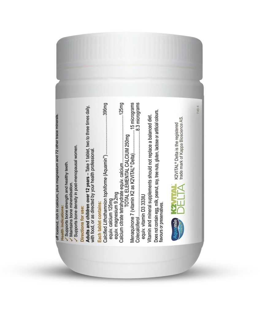 Viên Uống Bổ Sung Canxi Herbs Of Gold Calcium K2 with D3 lọ 90 viên