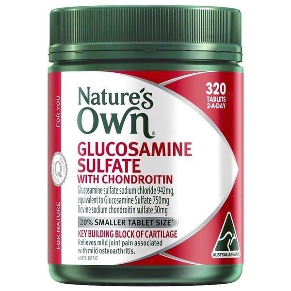 Bổ Xương Khớp Nature's Own Glucosamine Sulfate & Chondroitin Lọ 320 Viên