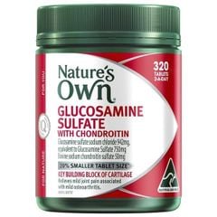 Bổ Xương Khớp Nature's Own Glucosamine Sulfate & Chondroitin Lọ 320 Viên