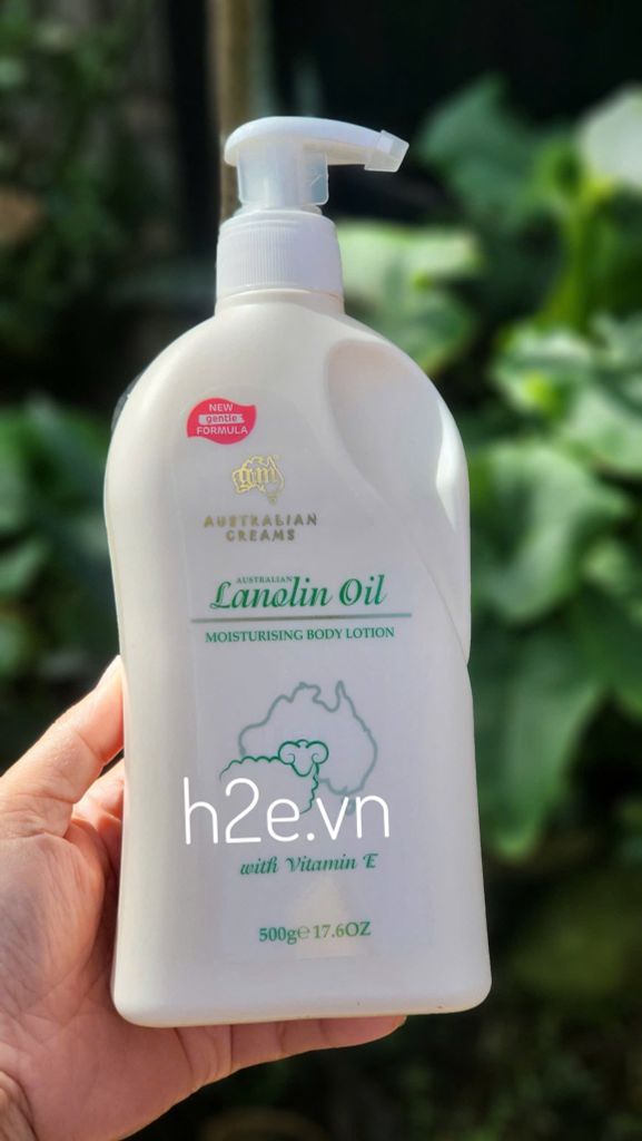 Lanolin Oil Moisturising Cream - Kem Dưỡng Da Mỡ Cừu Chai 500g
