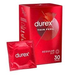 Bao Cao Su Siêu Mỏng Durex  Fetherlite Thin Feel Hộp 30 Cái