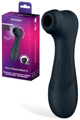 Satisfyer Pro 2 Generation 3 App Bluetooth Dark Grey - Máy Mát Xa Kích Thích Âm Vật Với Công Nghệ Thổi Khí MÀU ĐEN