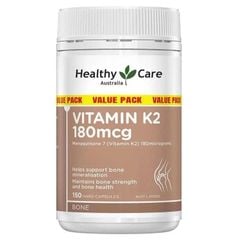 Viên Uống Bổ Sung Vitamin K2 180mcg Healthy Care Lọ 150 Viên