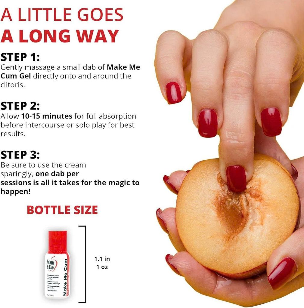 Gel Tăng Kích Thích Âm Vật Cho Nữ Adam & Eve Make Me Cum Chai 30ml