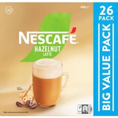 Cafe Pha Sẵn Nescafe Hazelnut Latte Hộp 26 Gói