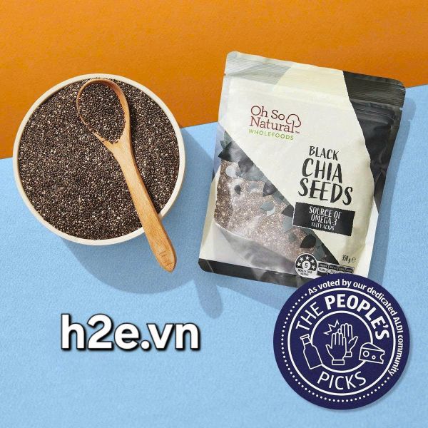 Hạt Chia Đen Oh So Natural Gói 350g