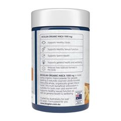 Viên Uống Maca Hữu Cơ Bioglan Organic Maca 1000mg Lọ 100 Viên
