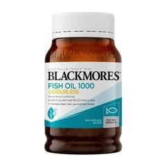 Dầu cá không mùi  Blackmores Fish Oil 1000 Odourless của Úc 200 viên
