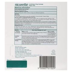 Viên Ngậm Cai Thuốc Lá Nicorette Cooldrops Nicotine Lozenge Icy Mint Nicotine 2mg Vị Bạc Hà Hộp 4 x 20 Viên
