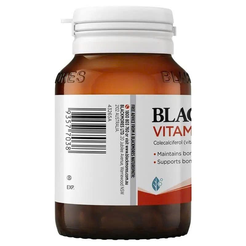 Viên Uống Bổ Sung Vitamin D3 1000IU Blackmores Lọ 130 Viên
