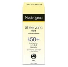 Kem Chống Nắng Neutrogena Sheer Zinc Face Fluid SPF50+ 50ml