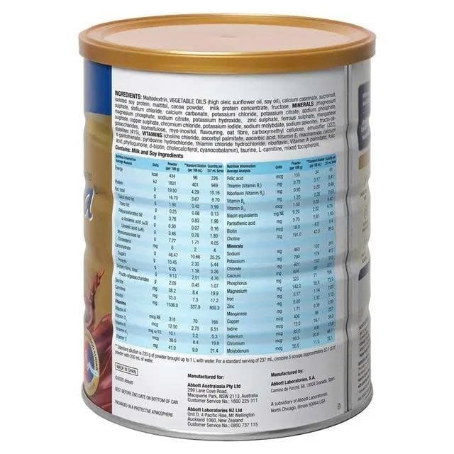 Glucerna Chocolate - Sữa Cho Người Tiểu Đường Vị Socola 850g