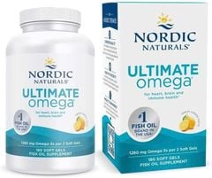 Dầu Cá Nordic Naturals Ultimate Omega 1280mg Lọ 180 Viên