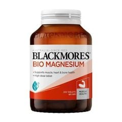 Viên uống bổ sung magie Blackmores Bio Magnesium của Úc 200 viên